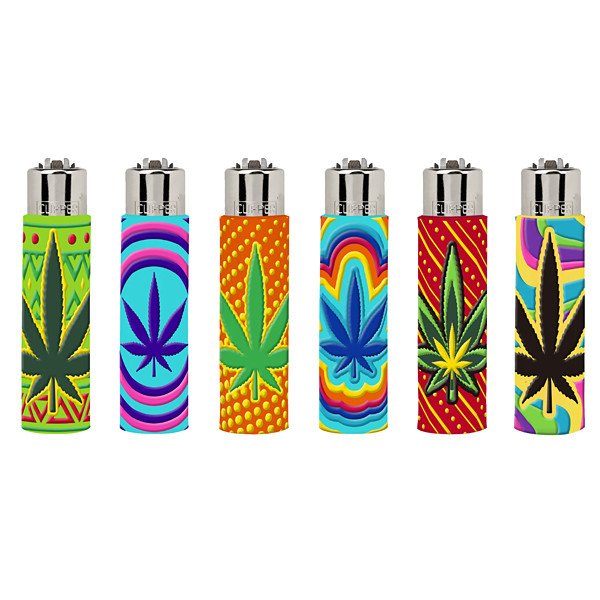 Zapalovač Clipper FCP11RH Pop Covers Vibrant Weed