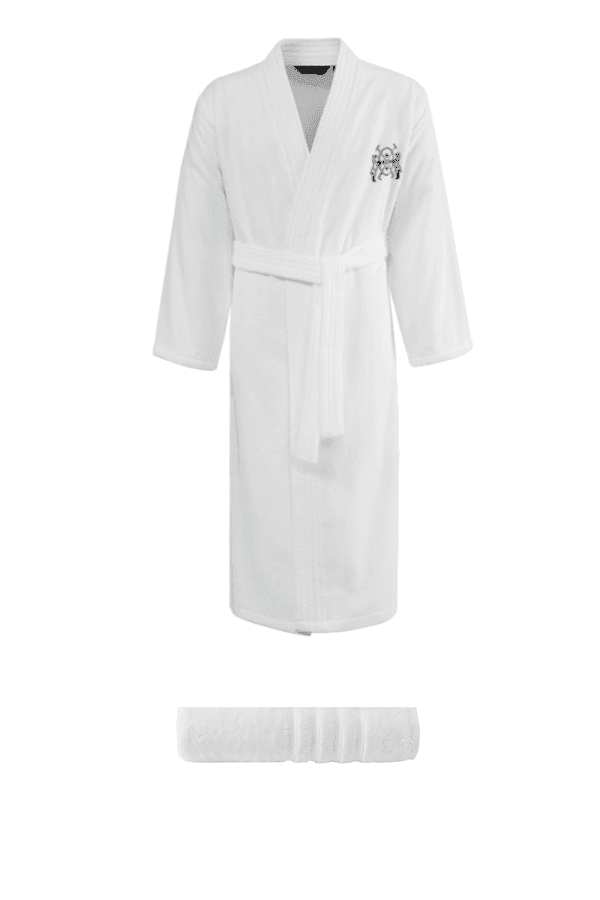 Soft Cotton Luxusní pánský župan SMART s ručníkem 50x100 cm v dárkovém balení Modrá S + ručník 50x100cm +  box