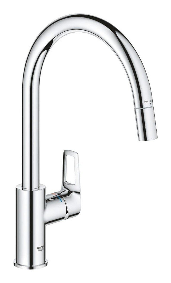 Dřezová baterie Grohe Start Loop s vytahovací sprškou chrom 30556000