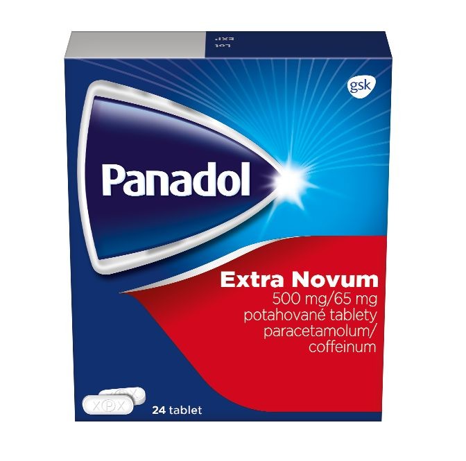 Panadol Extra Novum 500 mg/ 65 mg 24 tablet