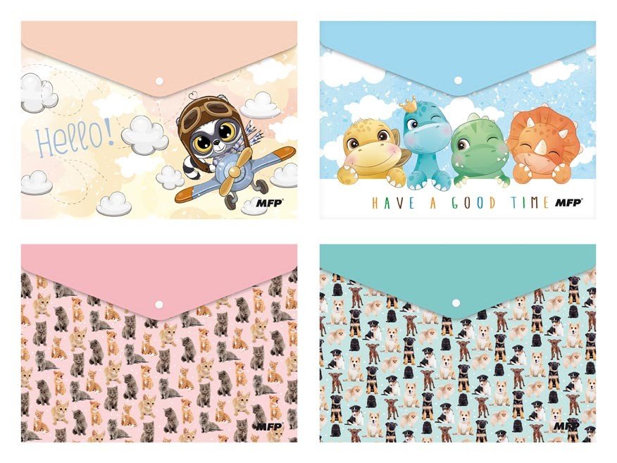 MFP 5371010 Složka M druk A4 PP potisk dětský mix č.1