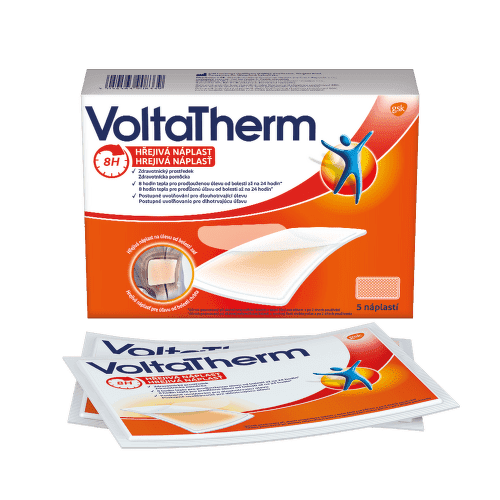 VoltaTherm hřejivá náplast úleva od bolesti zad 5ks - balení 2 ks