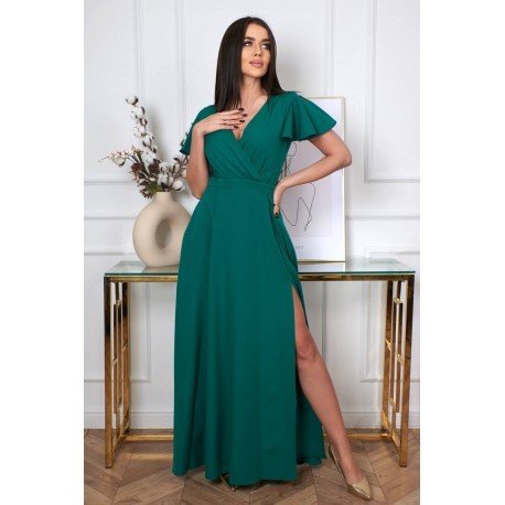 Dámské dlouhé šaty Harper, Velikost 40, Barva Zelená Kartes 167
