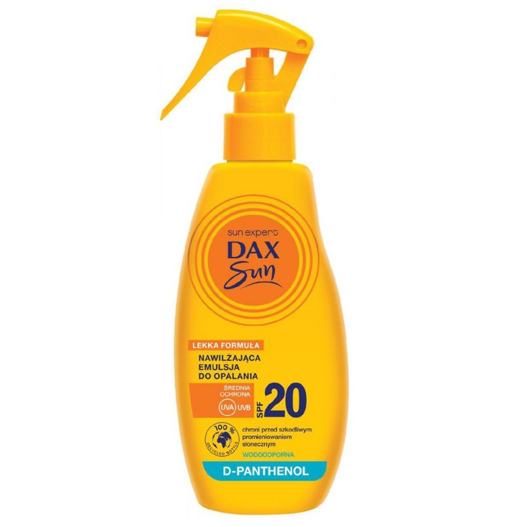 Dax Sun Hydratační Opalovací mléko ve spreji SPF20 200ml