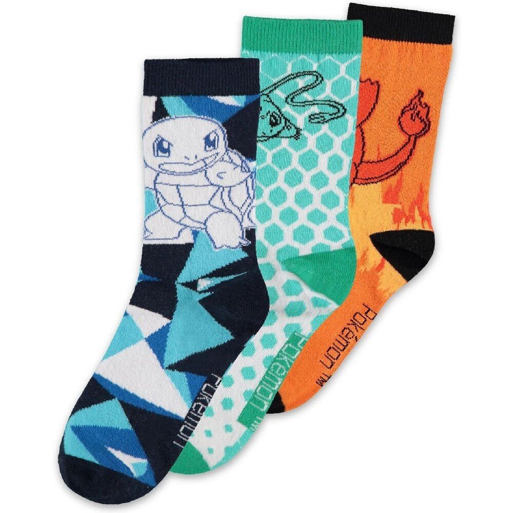 Ponožky Pokémon - Crew Socks 39/42 (3 páry)