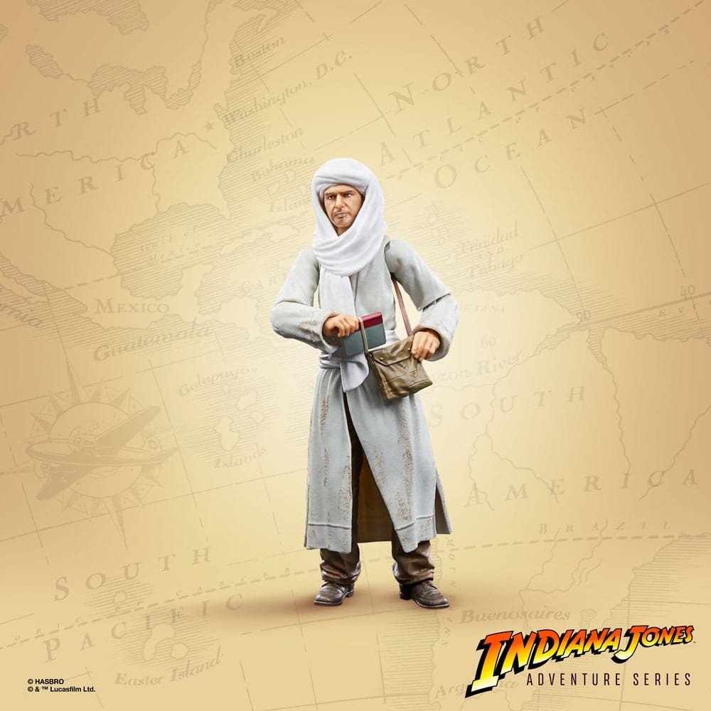 Hasbro | Indiana Jones Raiders of the Lost Ark - sběratelská figurka Indiana Jones (Map Room) (Adventure Series) 15 cm