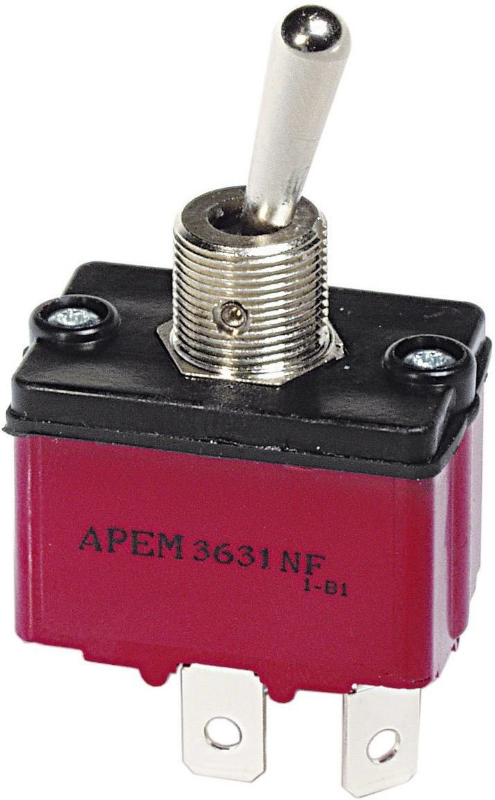 APEM 3636NF/2 3636NF/2 páčkový spínač 250 V/AC 6 A 1x zap/zap s aretací 1 ks