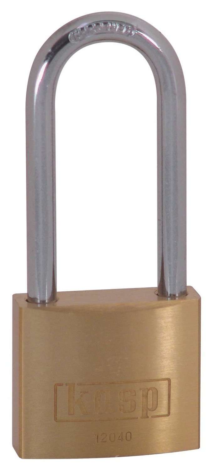 Kasp K12040L55D visací zámek 40 mm zámky s různými klíči zlatožlutá na klíč