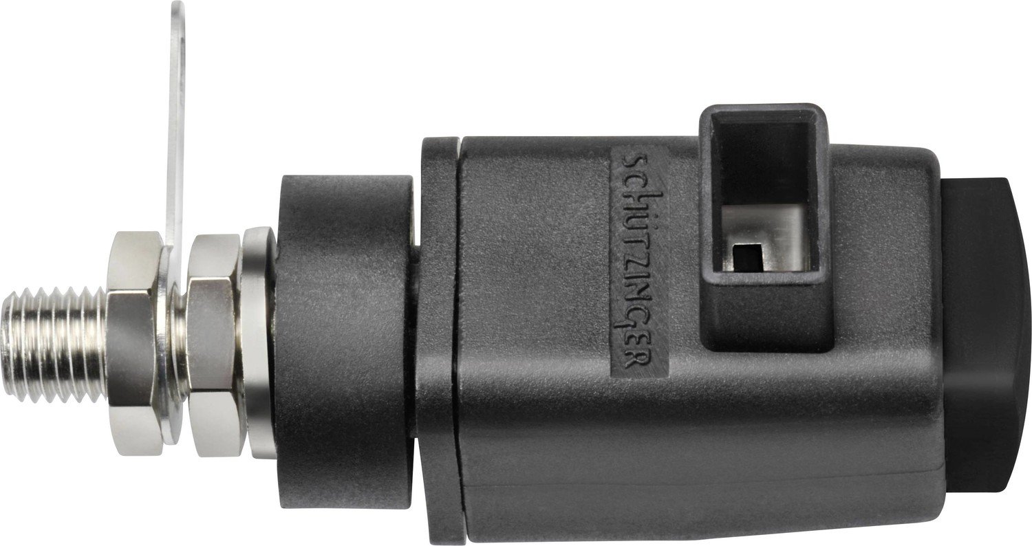Schützinger SDK 800 / SW bezpečnostní rychloupínací svorka černá 16 A 1 ks