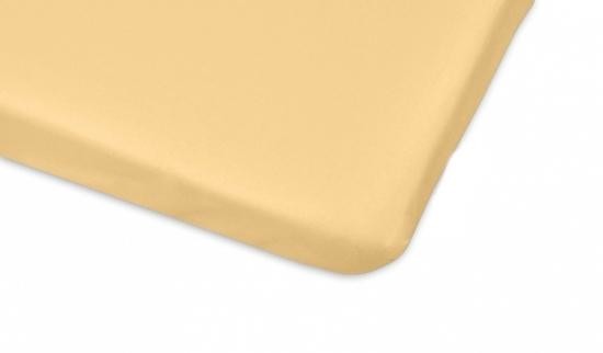 Mamo Tato Bavlněné prostěradlo 60x120cm - žlutá 120x60