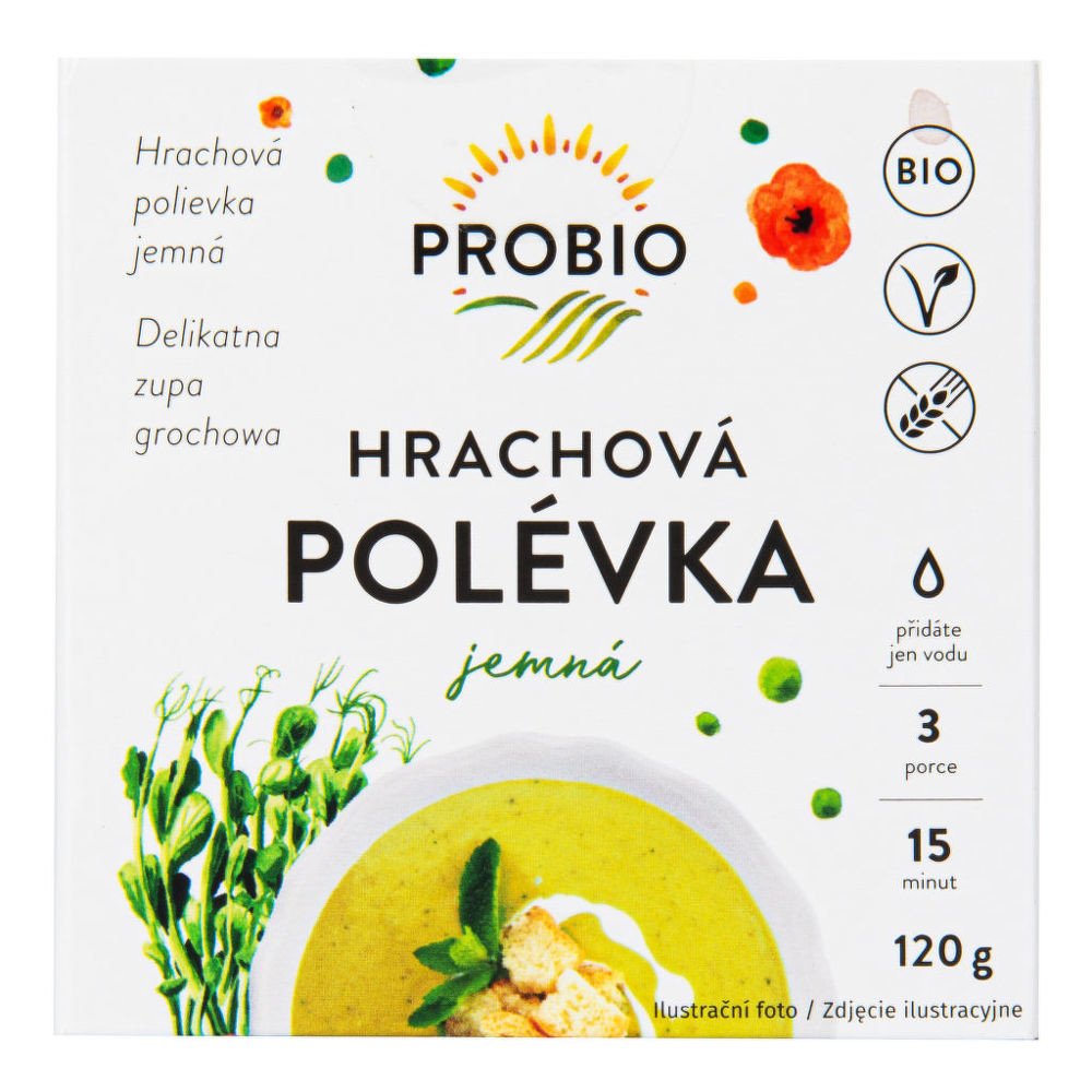 Polévka hrachová jemná 120 g BIO PROBIO