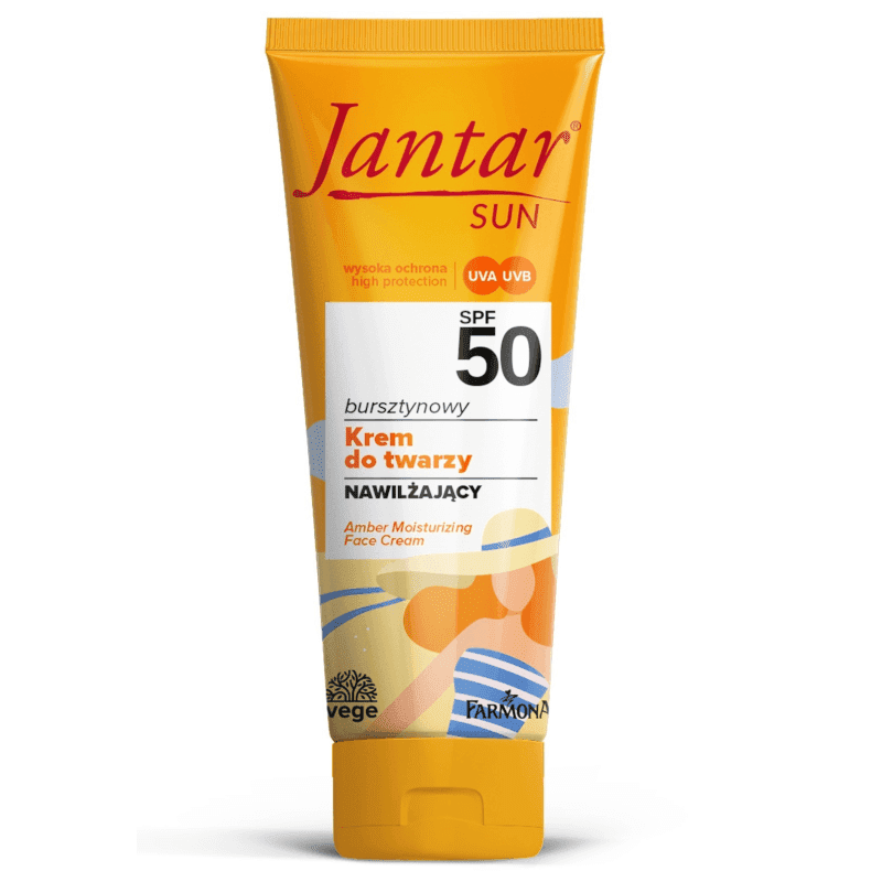 Farmona Jantar Sun Face Cream Opalovací mléko na obličej SPF50 50ml