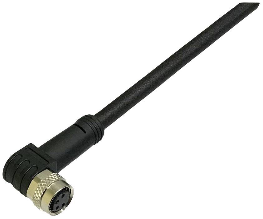 BKL Electronic 2700016 připojovací kabel pro senzory - aktory M8 spojka, zahnutá 5 m Počet pólů: #####4.5 1 ks