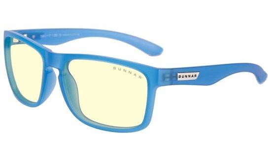 GUNNAR kancelářske/herní brýle INTERCEPT POP COBALT BLUE * jantárová skla * BLF 65 * GUNNAR focus, INT-10501