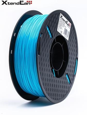 XtendLAN TPU filament 1,75mm jezerní modrá 1kg, 3DF-TPU1.75-LBL 1kg