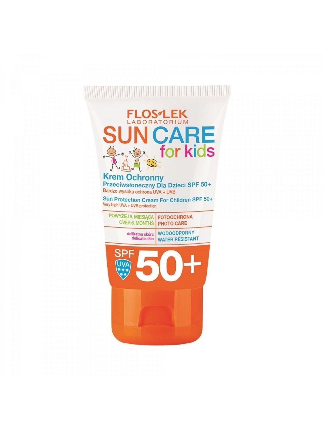 Flostek Sun Care Sun Protection Cream For Kids SPF50+ Krém na opalování pro děti SPF 50+ 50ml