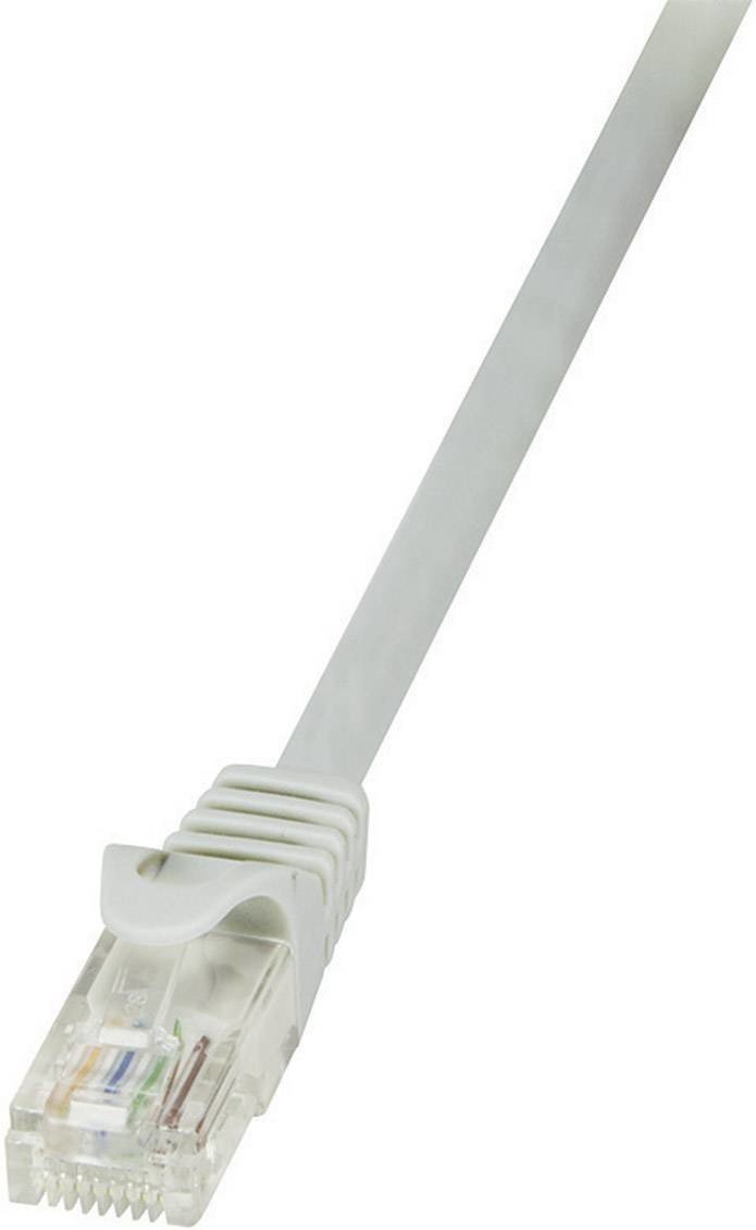 LogiLink CP1142U RJ45 síťové kabely, propojovací kabely CAT 5e U/UTP 50.00 m šedá 1 ks