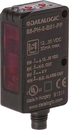 Datalogic reflexní světelný snímač S8-PH-5-M01-PP 950801020 spínání za světla, spínání za tmy, zaclonění pozadí 10 - 30 V/DC 1 ks