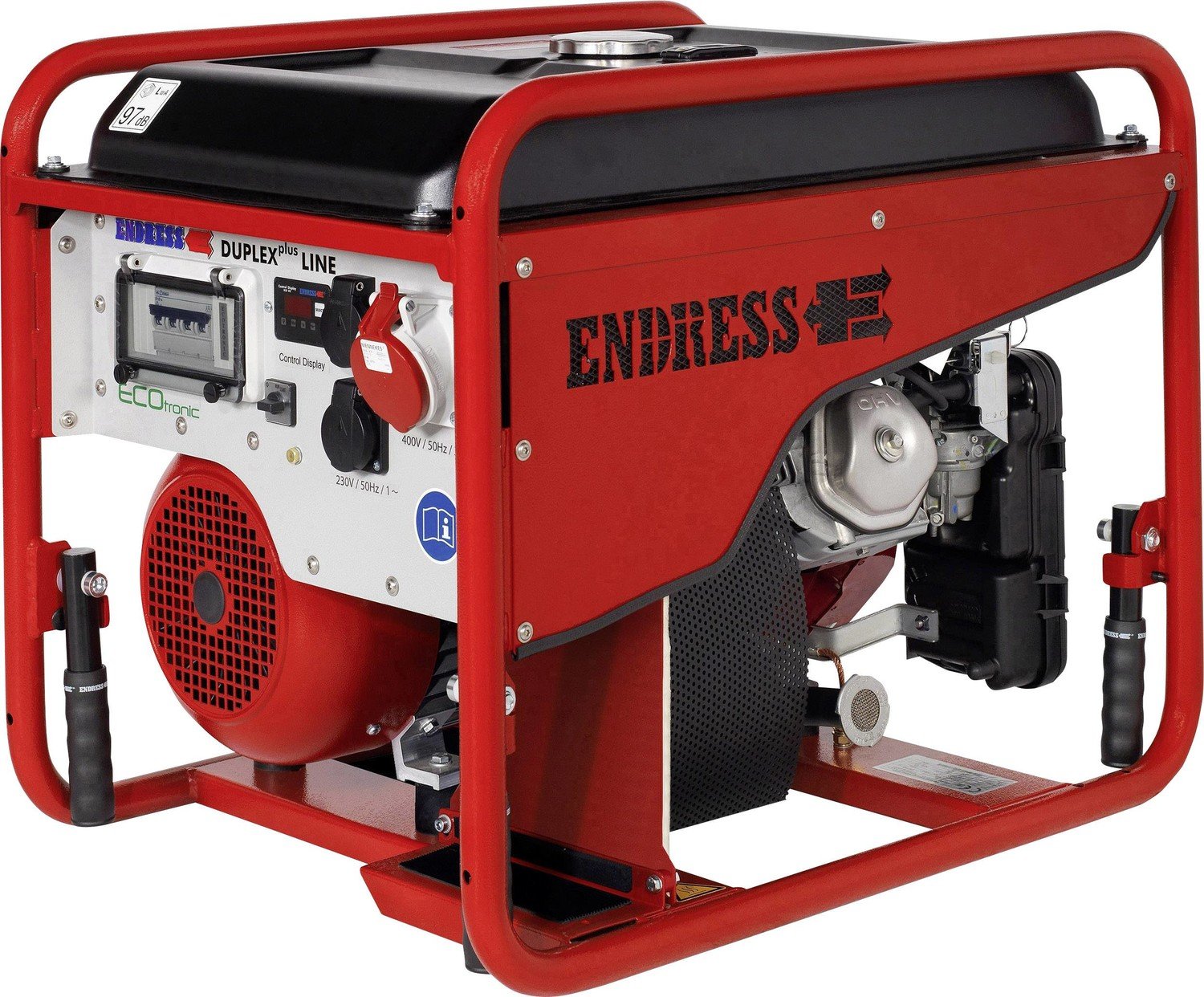 Endress ESE 606 DHG-GT DUPLEX 4taktní generátor napětí 6.4 kW 230 V, 400 V 104 kg 6000 W