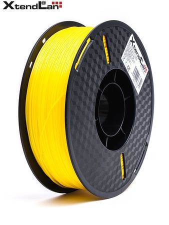 XtendLAN TPU filament 1,75mm žlutý 1kg, 3DF-TPU1.75-YL 1kg