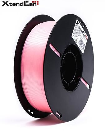XtendLAN PLA filament 1,75mm svítící růžový 1kg, 3DF-LPLA1.75-PK 1kg