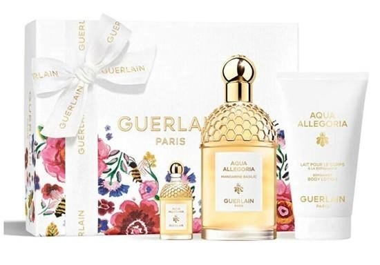 Guerlain Aqua Allegoria Mandarine Basilic - EDT 125 ml + tělové mléko 75 ml + EDT 7,5 ml