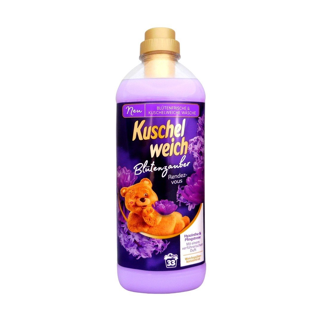 Kuschelweich (Německo) KUSCHEL WEICH BLÜTENZAUBER Aviváž 1L (33dávek) Aviváž 1L KUSCHEL WEICH BLÜTENZAUBER: RENDEZVOUS (fialová)