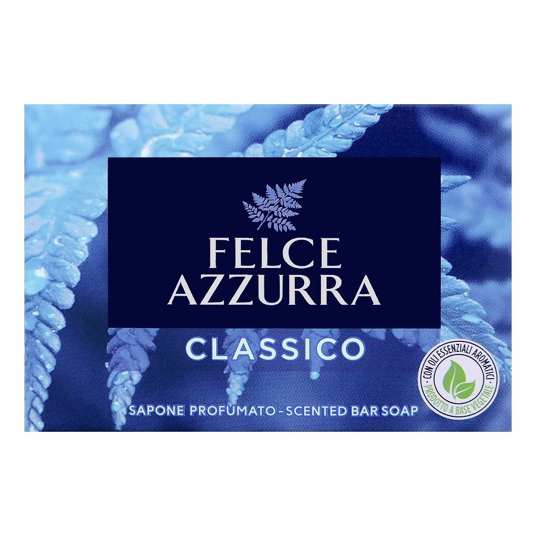 Felce Azzurra (Itálie) FELCE AZZURRA SAPONE PROFUMATO Tuhé parfémované mýdlo 100g FELCE AZZURRA SAPONE PROFUMATO 100g: CLASSICO (modrá)