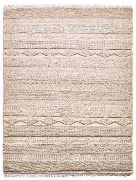 Diamond Carpets koberce Ručně vázaný kusový koberec Grandeur DESP P54/2 Dune White - 80x150 cm Béžová