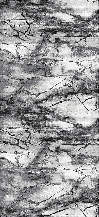 Berfin Dywany Protiskluzový běhoun na míru Zel 1022 Grey s obšitím - šíře 67 cm s obšitím Šedá