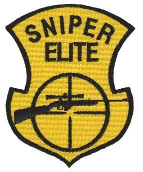 Nášivka Sniper elite barevná D-13