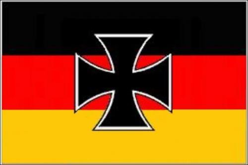 Vlajka Německo s křížem ministerstvo Říšské obrany Výmarské republiky 90x150cm č.71