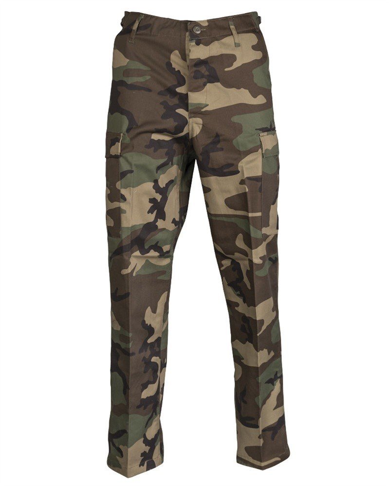 Kalhoty Ranger typ BDU Mil-Tec® Woodland Camo Velikost: L
