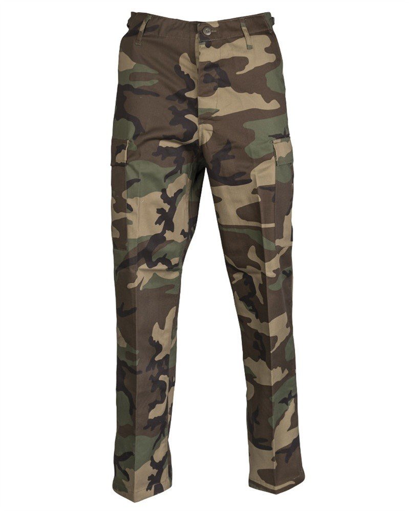 Kalhoty Ranger typ BDU Mil-Tec® Woodland Camo Velikost: 4XL