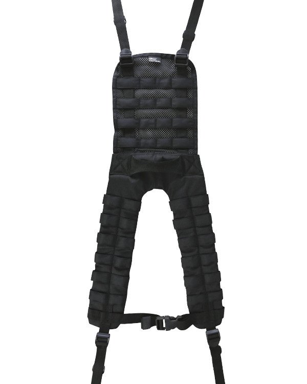 Treky 4-bodové nosné třmeny Yoke Molle Kombat® Tactical Black