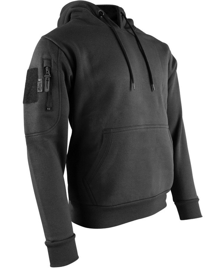 Taktická mikina s kapucí Black Velcro Kombat® Tactical Velikost: 3XL