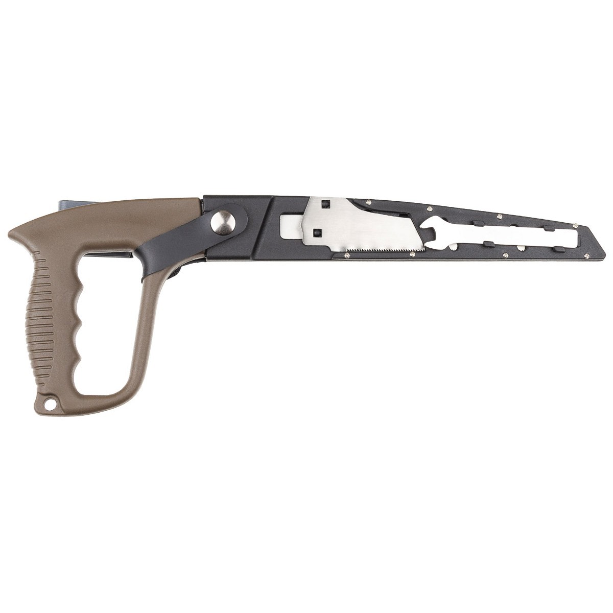 Ruční pila s výměnnými listy a pouzdrem na opasek MFH® Adventure 27081