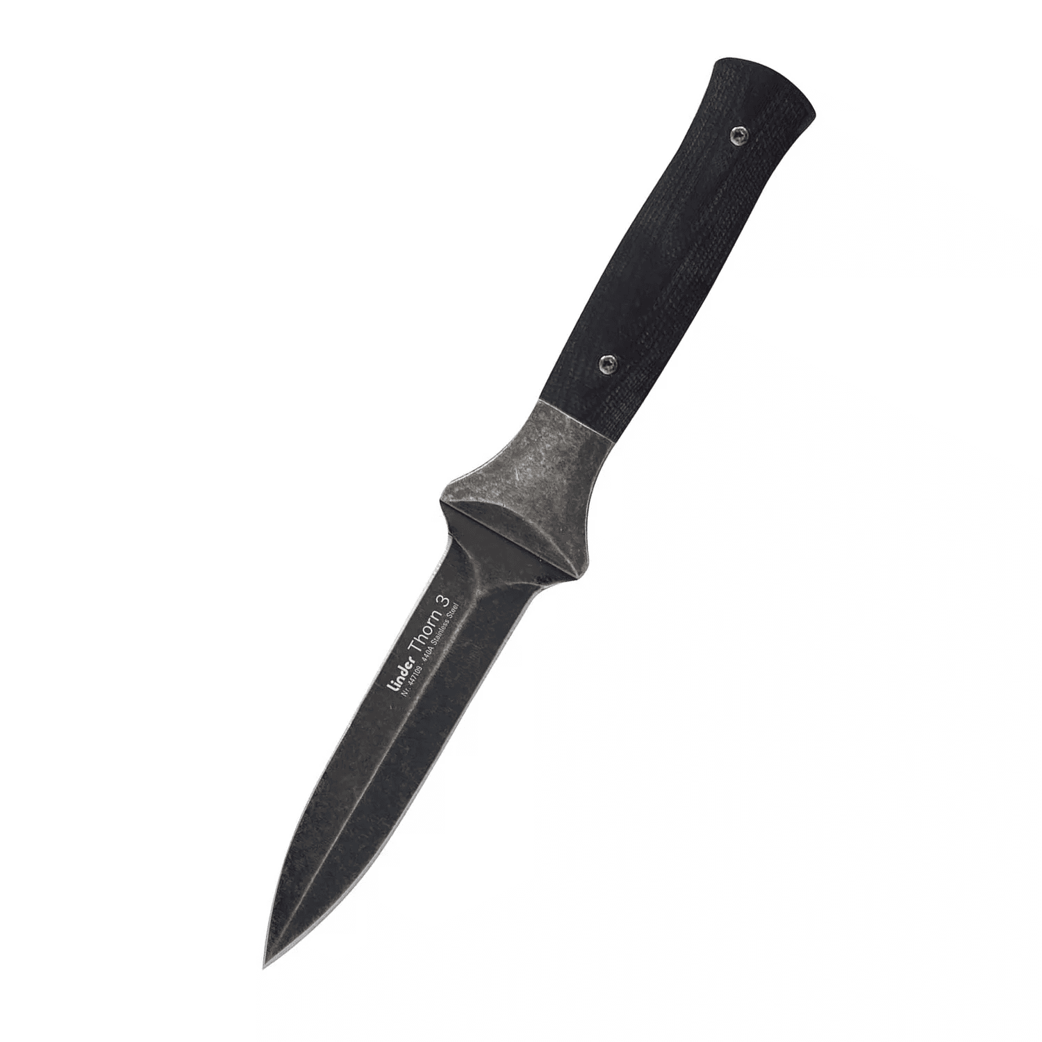 Dýka útočný nůž Thorn 3 s koženým pouzdrem Linder® 447109