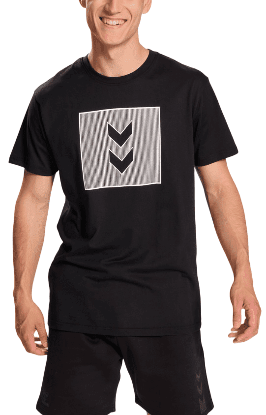 Triko Hummel HMLACTIVE STRIPE CO TEE S/S