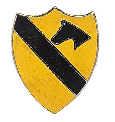 Odznak US pins 1st Cavalry