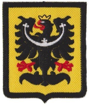 Nášivka Slezská orlice (A-37 žluté pozadí)