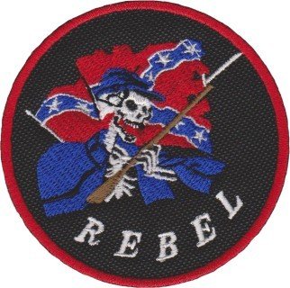 Nášivka Rebel kulatá D-22