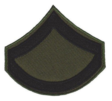 Nášivka hodnost US Private First Class - vojín první třídy bojová polní E-27