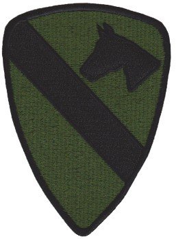 Nášivka 1st Cavalry Division 1. jezdecká divize (USA)  bojová polní E-41