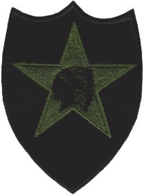 Nášivka Indián malá bojová polní 2nd. Infantry Division E-9