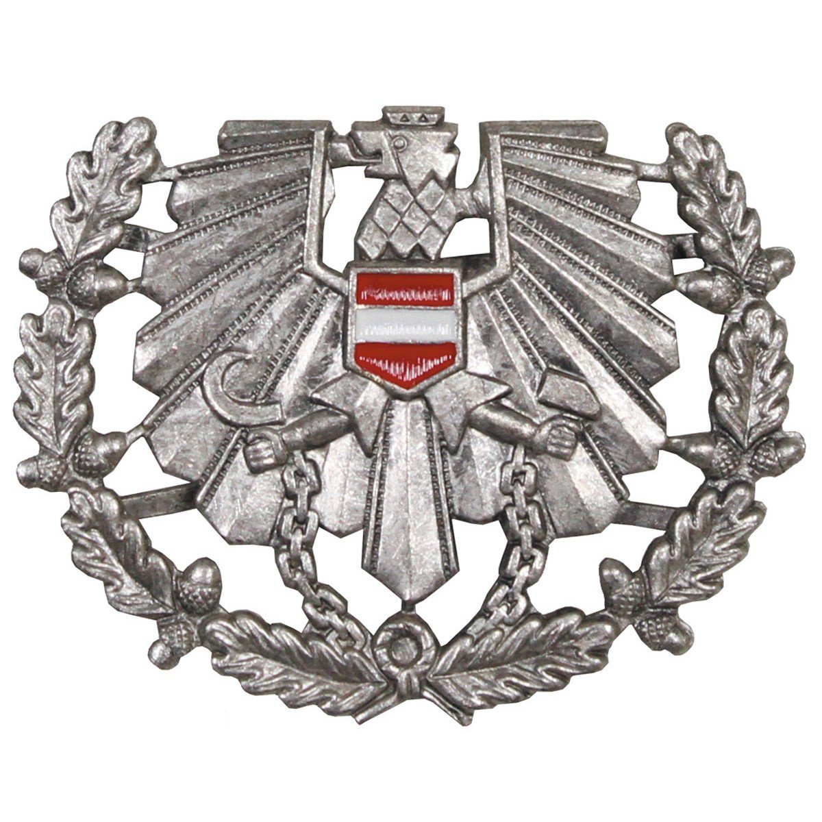 Odznak na čepici stříbrná orlice Rakousko originál