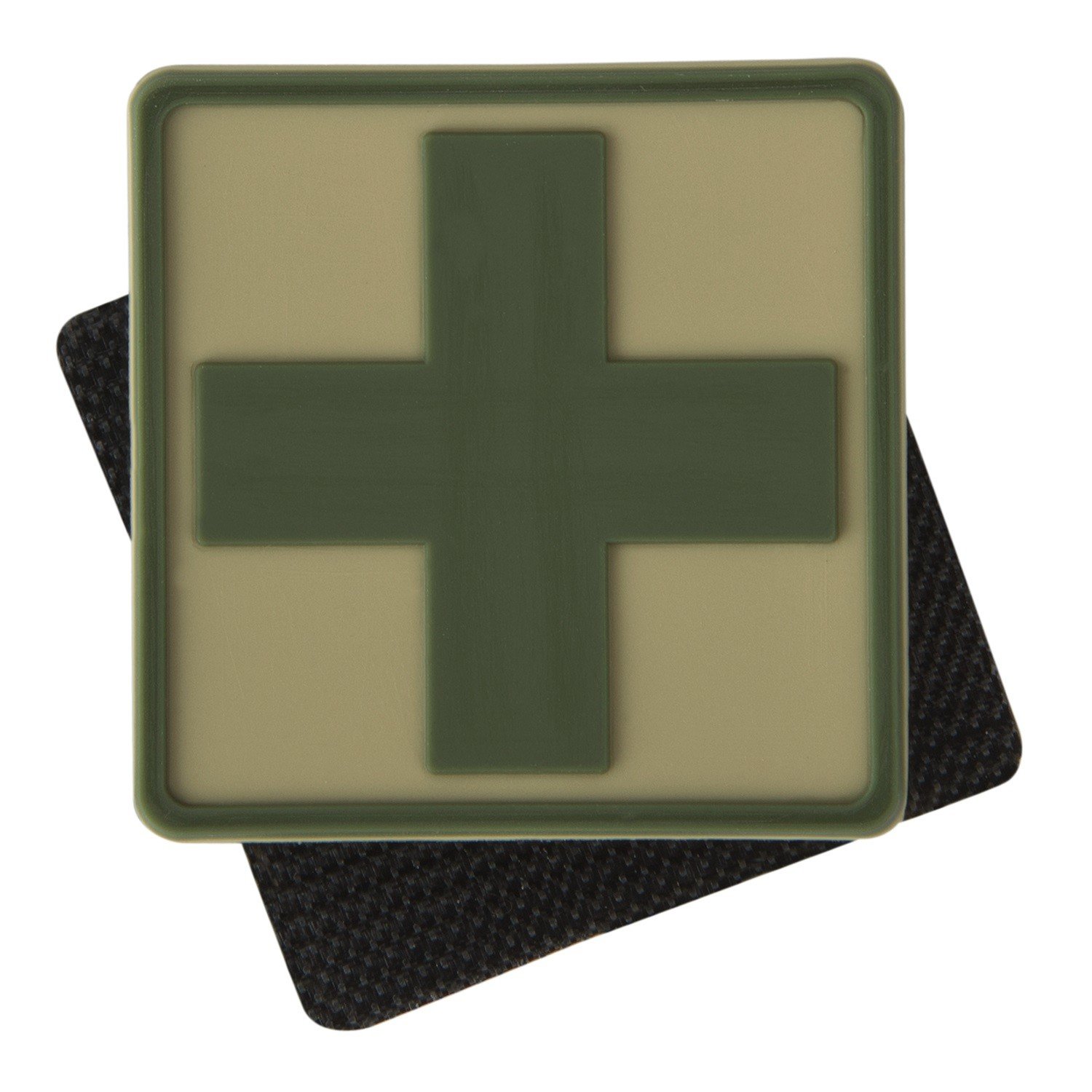 Nášivka Medic kříž 3D PVC velcro suchý zip Helikon multicamo OD-MED-RB-13