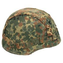 Potah BW (povlak,obal,převlek) na kevlarovou helmu Bundeswehr flecktarn Stav: zánovní, Velikost: 58-60cm