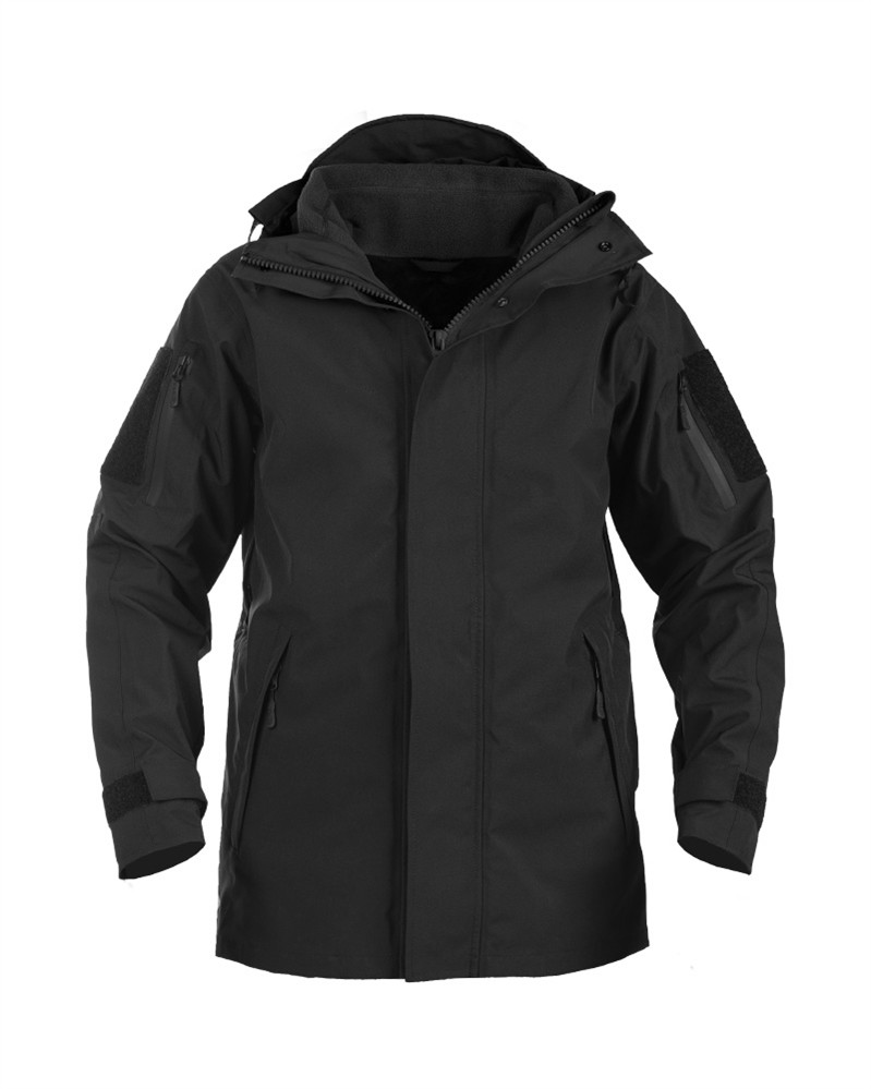 Bunda ECWCS s mikinou fleece Wet Weather Jacket Generation II. černá Velikost: XL