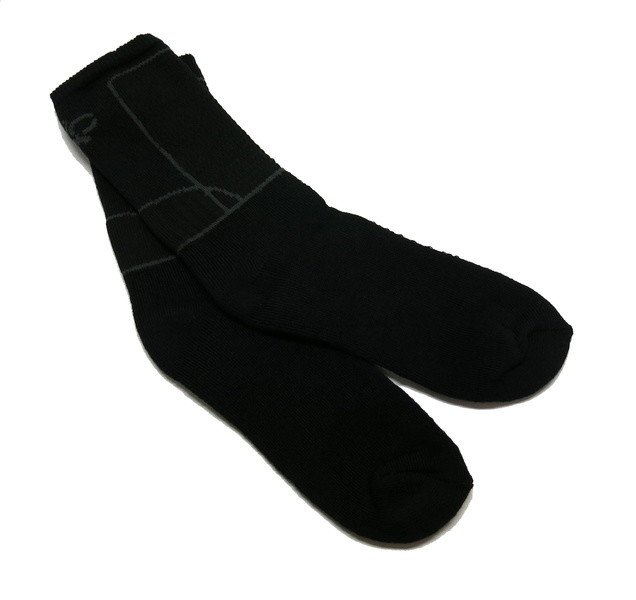 Ponožky merino vlna eXc Termo Black Velikost: 44-46
